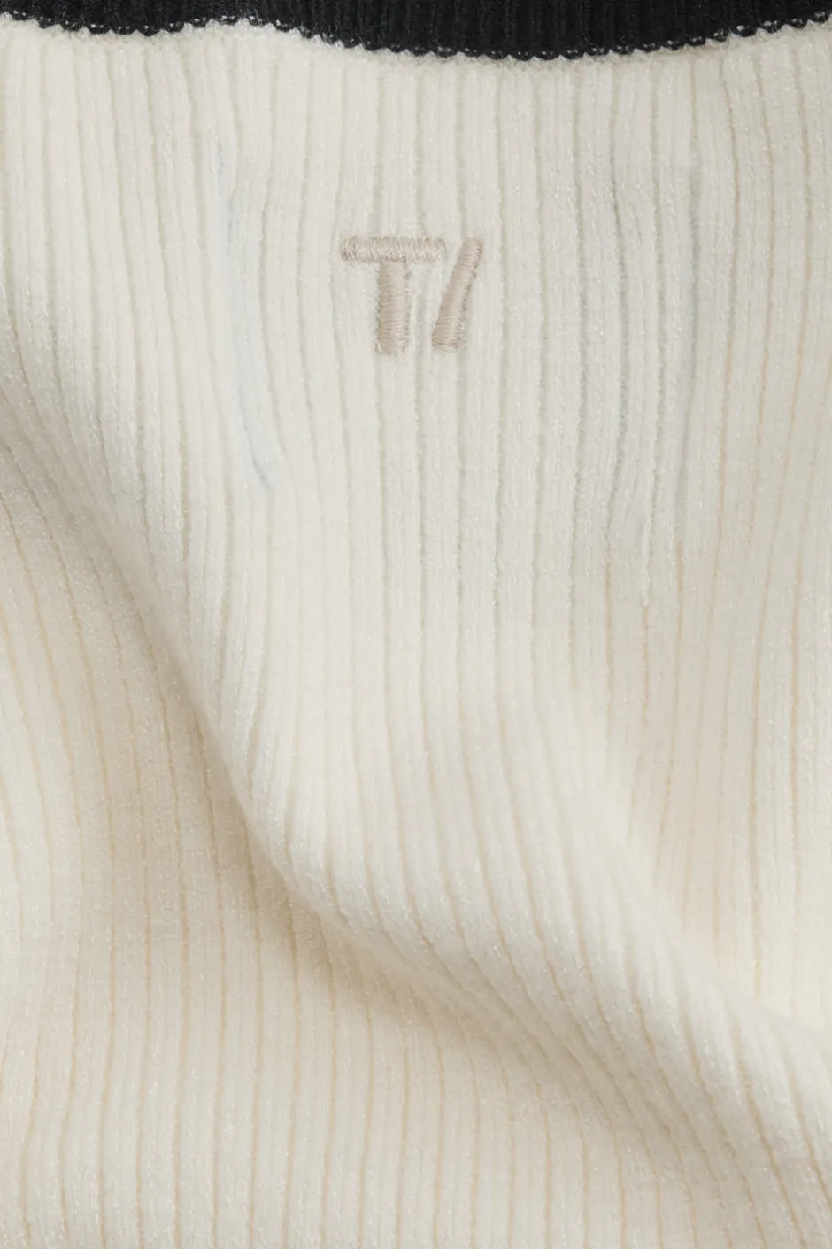 TALA Dresses|The Bridal Edit*Sleeveless Contrast Ribbed Knit Maxi Dress - Buttermilk And Black