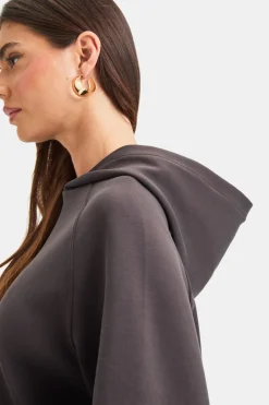 TALA Loungewear|Hoodies / Sweats*SoftSmart Flared Sleeve Hoodie - Cocoa