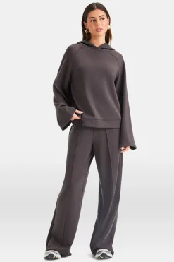 TALA Loungewear|Hoodies / Sweats*SoftSmart Flared Sleeve Hoodie - Cocoa
