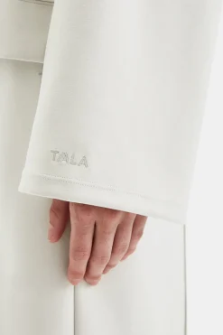 TALA Loungewear|Hoodies / Sweats*SoftSmart Flared Sleeve Hoodie - Ecru