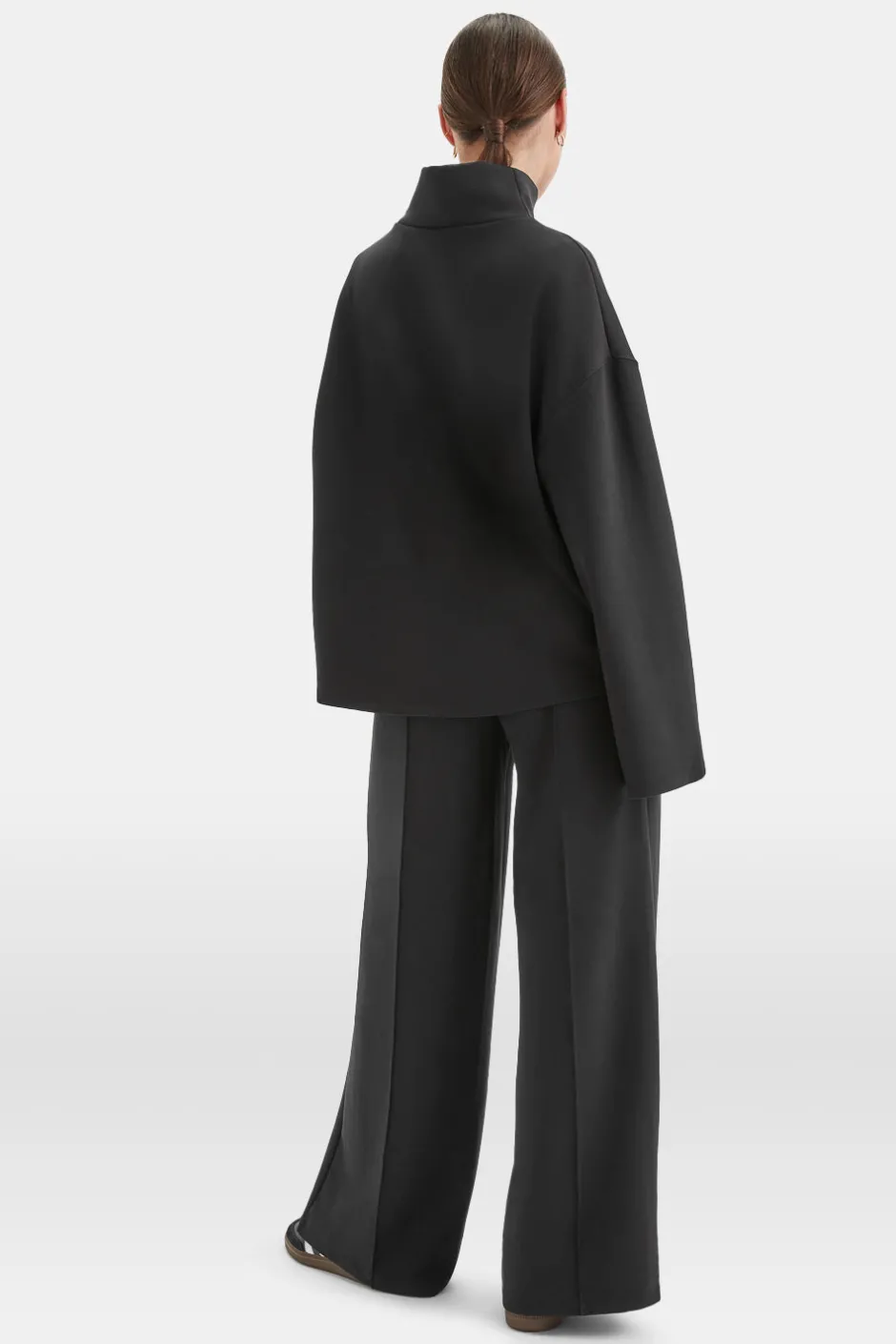 TALA Loungewear|Hoodies / Sweats*SoftSmart Funnel Neck Sweatshirt -