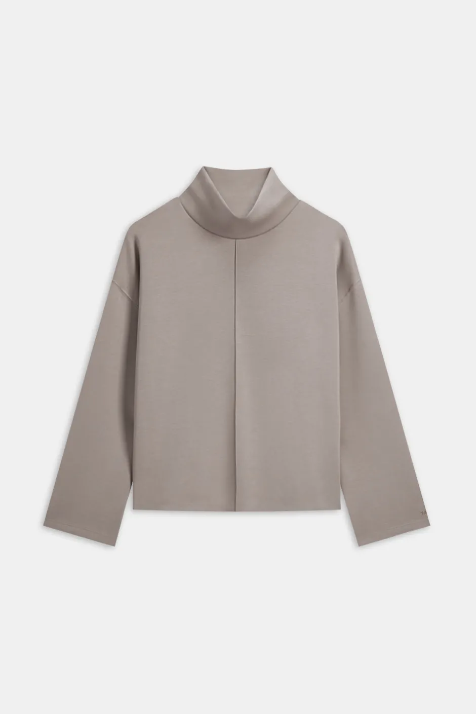 TALA Loungewear|Hoodies / Sweats*SoftSmart Funnel Neck Sweatshirt - Pebble