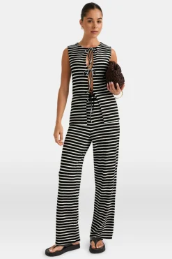 TALA Knitwear|Trousers*Stripe Knit Trouser -