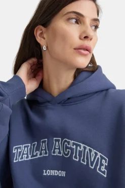 TALA Coffee Dates|Loungewear*Active Applique Hoodie - Vintage