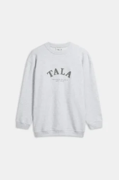 TALA Hoodies / Sweats*Studio Oversized Longline Sweatshirt- Marl