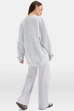 TALA Hoodies / Sweats*Studio Oversized Longline Sweatshirt- Marl