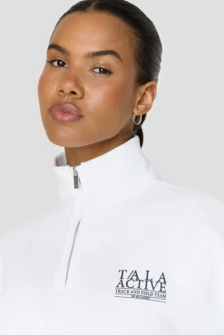 TALA Hoodies / Sweats|The Bridal Edit*Track And Field Quarter Zip Sweatshirt -