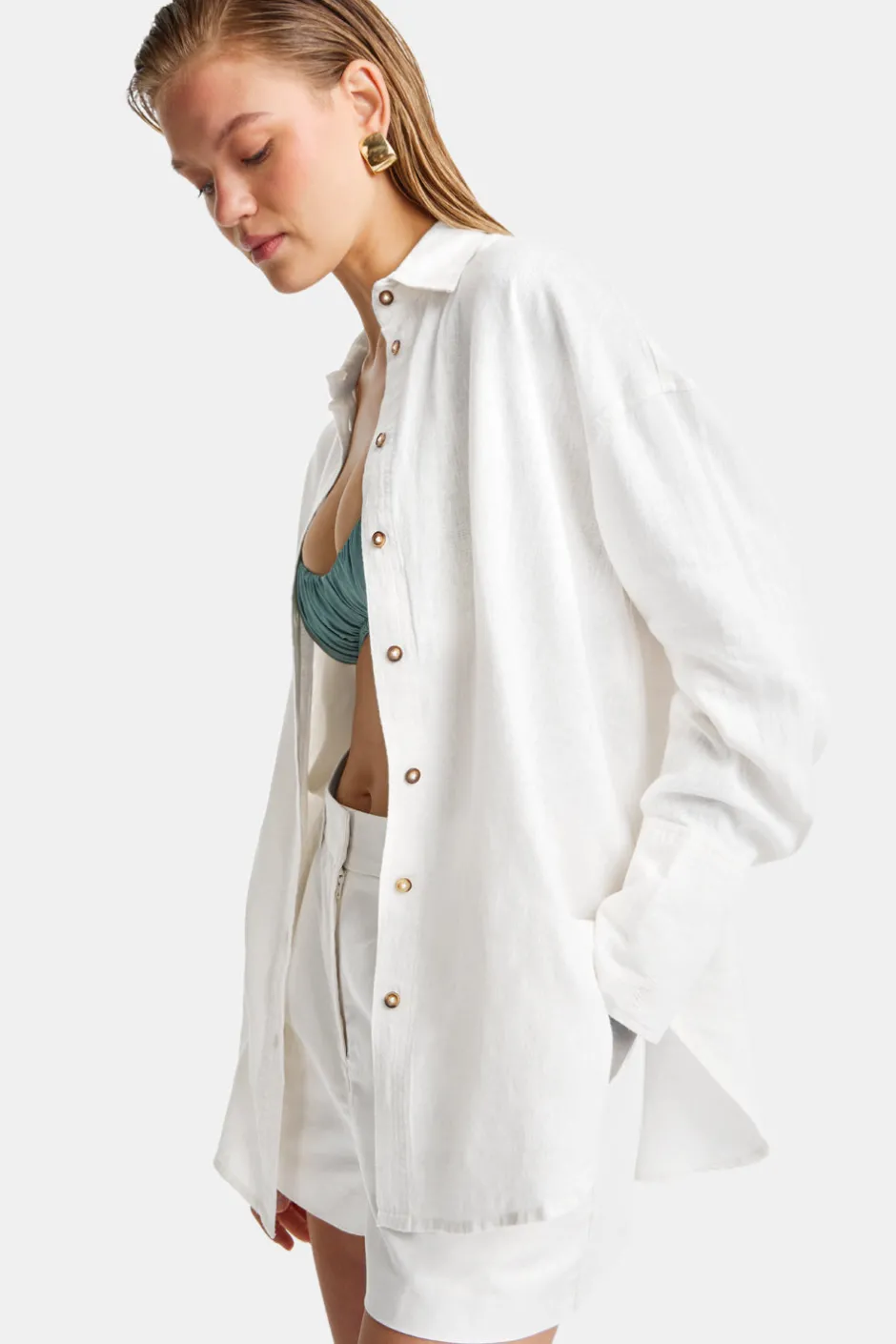 TALA Luxe Linens|The Bridal Edit*The Essential Linen Shirt -
