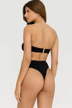 TALA Swimwear*Tierra High Waisted Cheeky Bikini Brief - Shadow