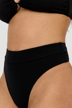 TALA Swimwear*Tierra High Waisted Cheeky Bikini Brief - Shadow