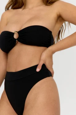 TALA Swimwear*Tierra High Waisted Cheeky Bikini Brief - Shadow