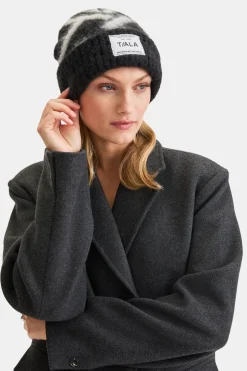 TALA Accessories*T Logo Brushed Beanie - Charcoal And