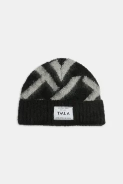 TALA Accessories*T Logo Brushed Beanie - Charcoal And