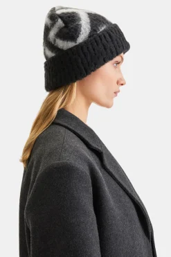 TALA Accessories*T Logo Brushed Beanie - Charcoal And