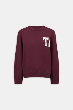 TALA Coffee Dates|Loungewear*T Logo Knit Sweater -