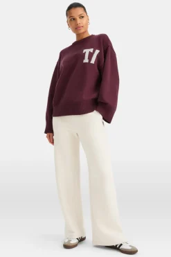 TALA Coffee Dates|Loungewear*T Logo Knit Sweater -