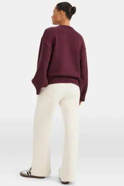 TALA Coffee Dates|Loungewear*T Logo Knit Sweater -