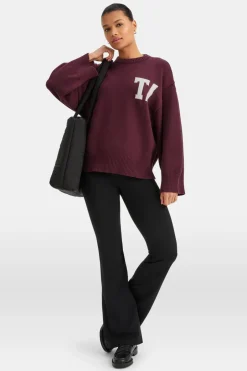 TALA Coffee Dates|Loungewear*T Logo Knit Sweater -