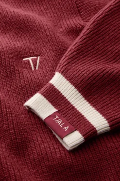 TALA Coffee Dates|Tennis / Padel*V Neck Knitted Cricket Jumper -