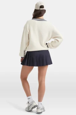 TALA Coffee Dates|Tennis / Padel*V Neck Knitted Cricket Jumper -