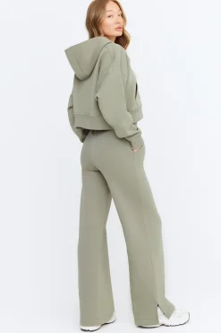 TALA Loungewear|Joggers*Wide Leg Club Jogger - Vintage Khaki