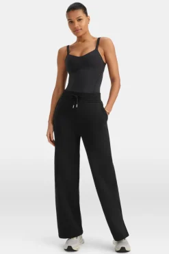 TALA Loungewear|Joggers*Wide Leg Club Logo Jogger -