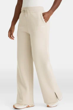 TALA Loungewear|Joggers*Wide Leg Club Logo Jogger - Chai