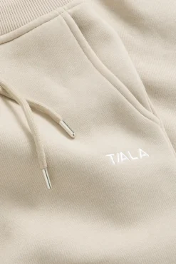 TALA Loungewear|Joggers*Wide Leg Club Logo Jogger - Chai
